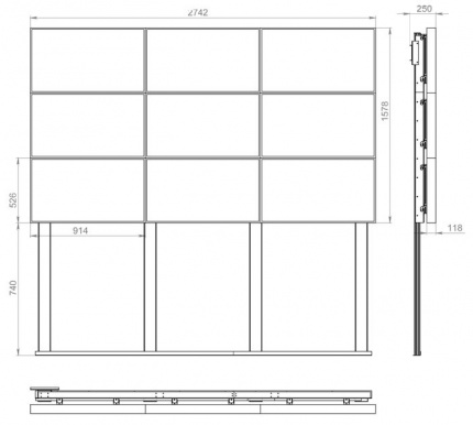 -, -  3x3  Samsung 400UX-3