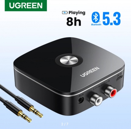 Bluetooth-/, Bluetooth 5.3   Ugreen CM123 30445 mini-jack 3.5 