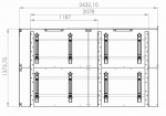     2x2  Samsung UD55A    